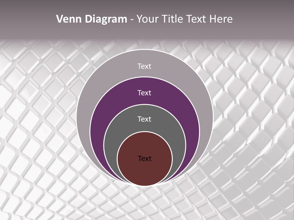 Cage Inlay Texture PowerPoint Template