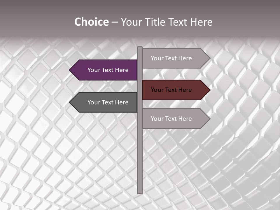 Cage Inlay Texture PowerPoint Template