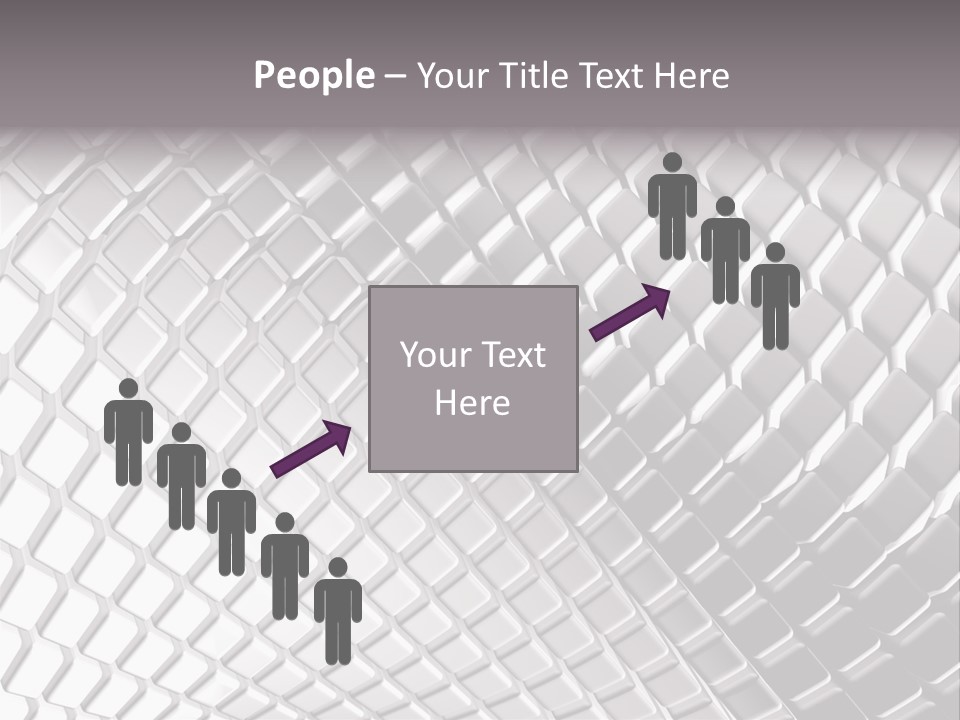 Cage Inlay Texture PowerPoint Template