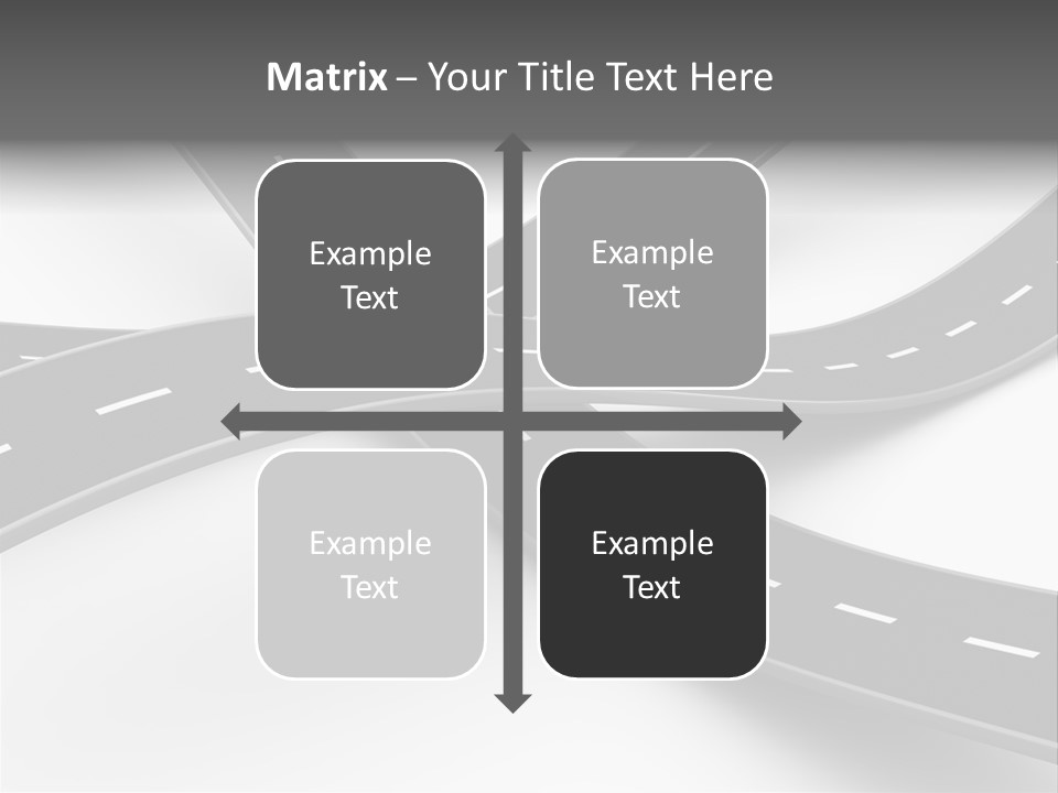 Hill Track Perspective PowerPoint Template
