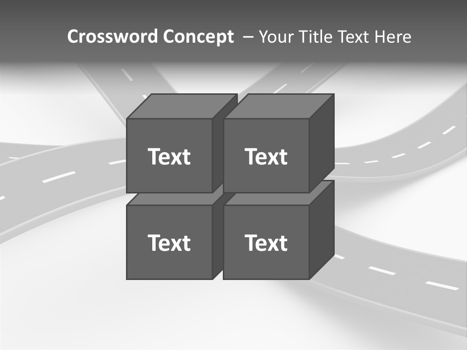 Hill Track Perspective PowerPoint Template
