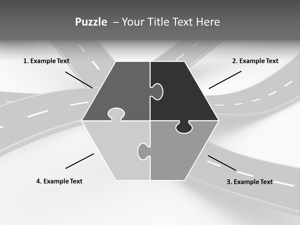 Hill Track Perspective PowerPoint Template