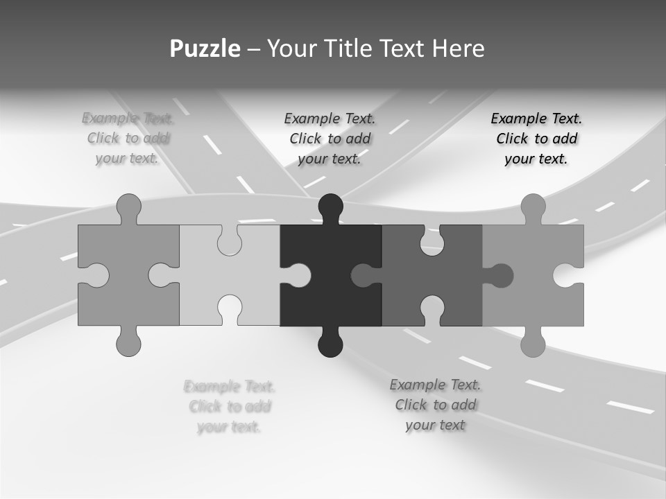 Hill Track Perspective PowerPoint Template