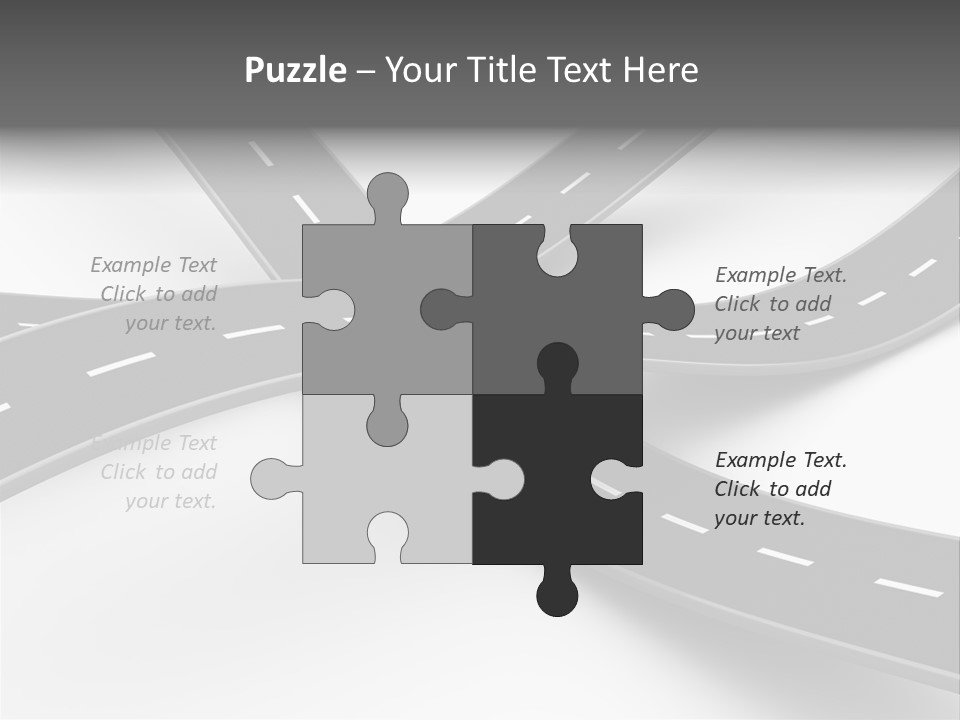 Hill Track Perspective PowerPoint Template