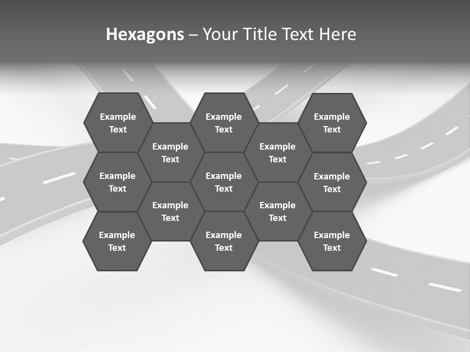 Hill Track Perspective PowerPoint Template