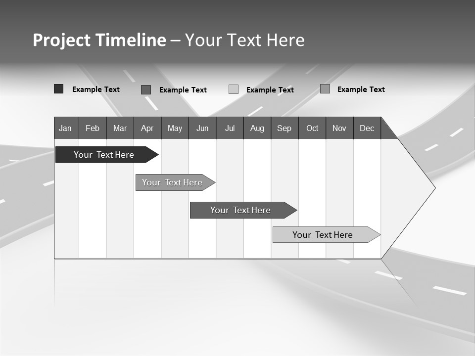 Hill Track Perspective PowerPoint Template
