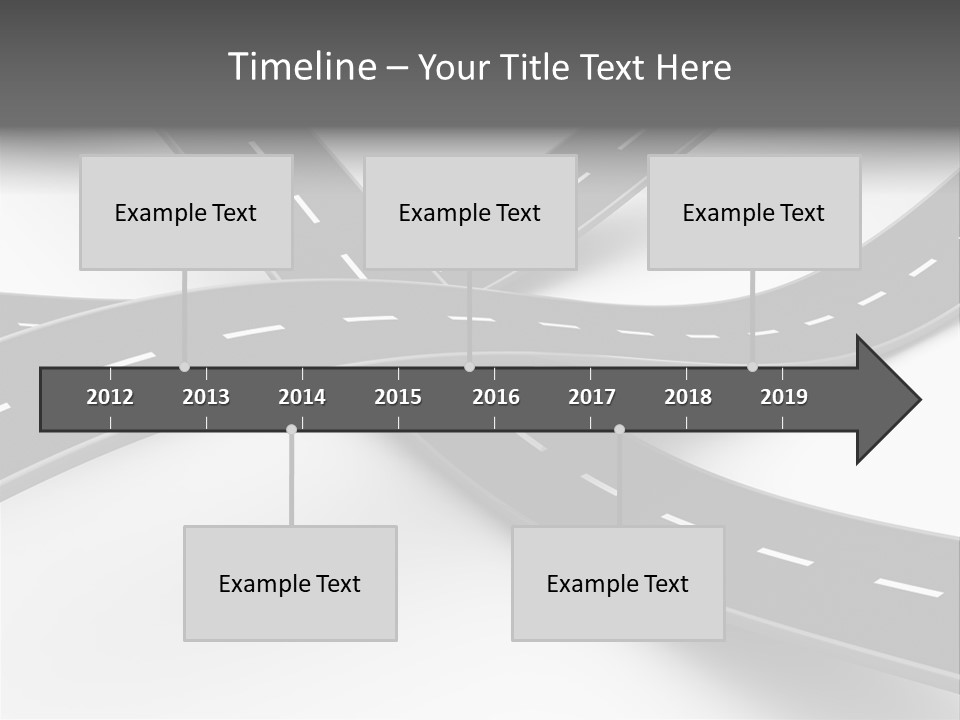 Hill Track Perspective PowerPoint Template