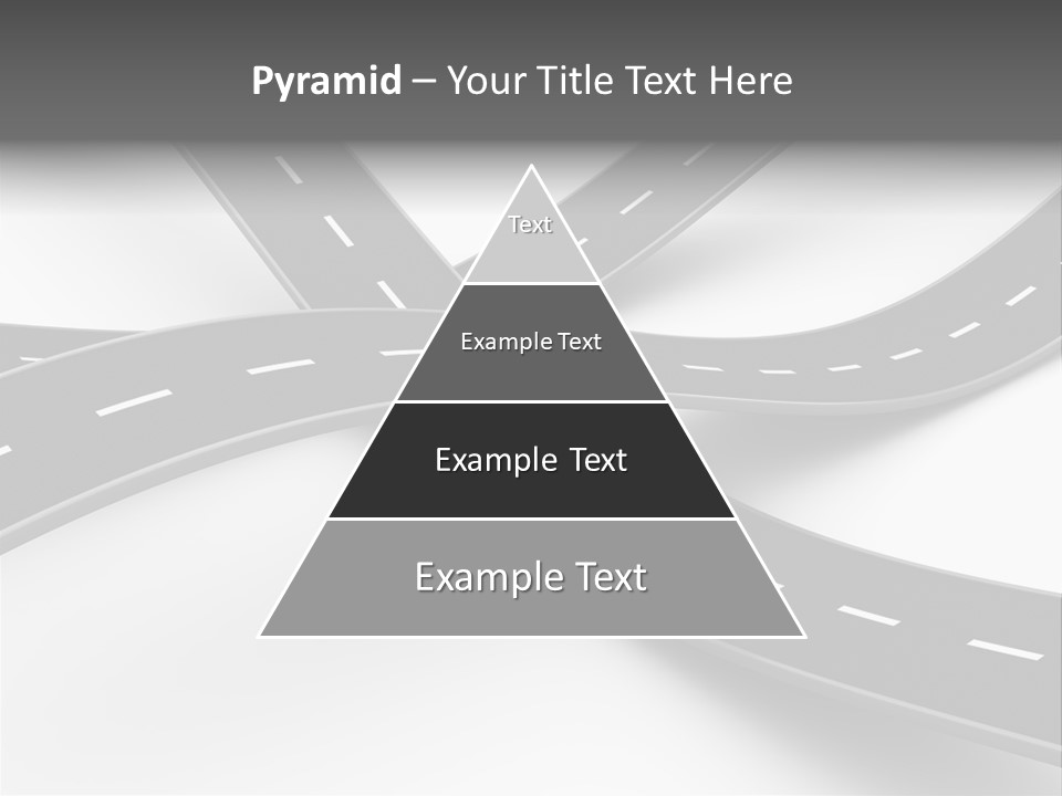 Hill Track Perspective PowerPoint Template