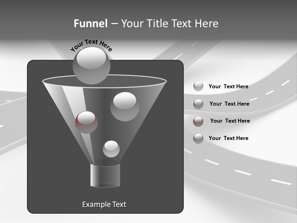 Hill Track Perspective PowerPoint Template
