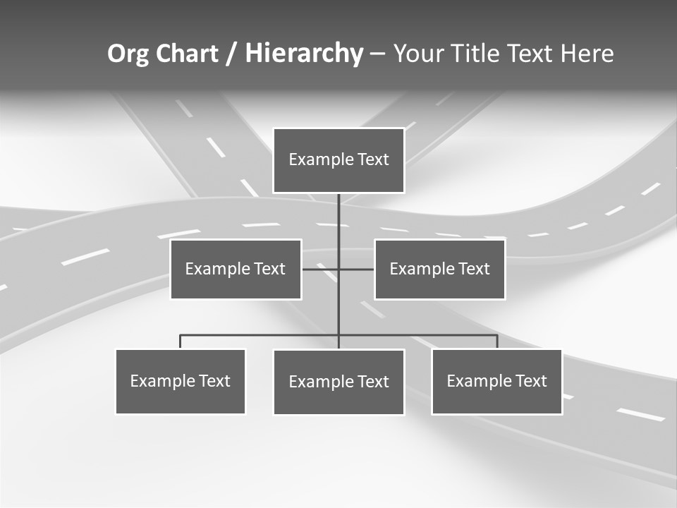 Hill Track Perspective PowerPoint Template