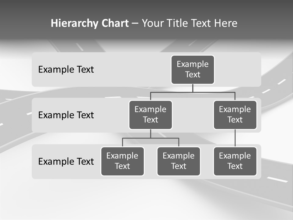 Hill Track Perspective PowerPoint Template
