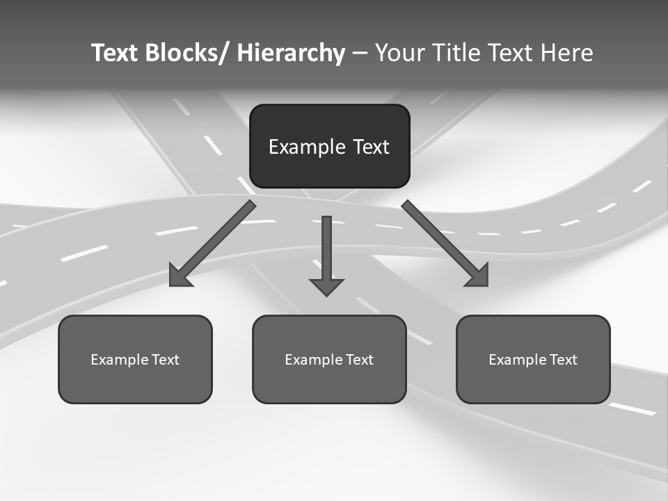 Hill Track Perspective PowerPoint Template