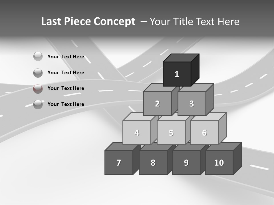Hill Track Perspective PowerPoint Template