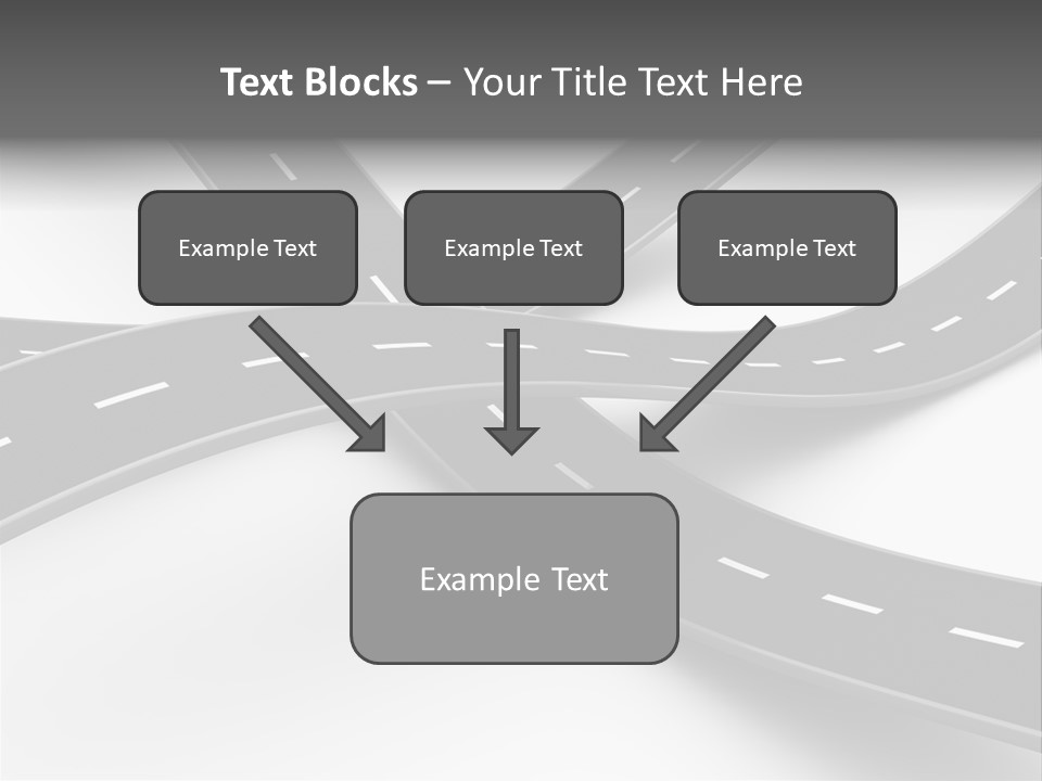 Hill Track Perspective PowerPoint Template