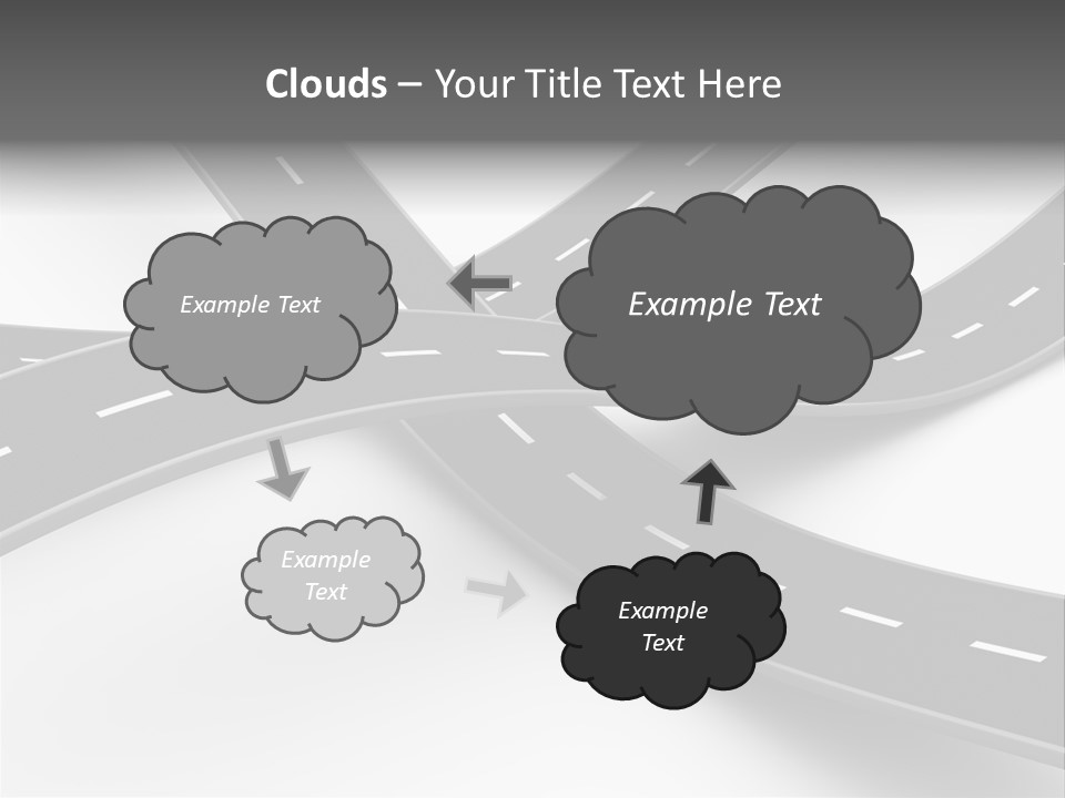 Hill Track Perspective PowerPoint Template