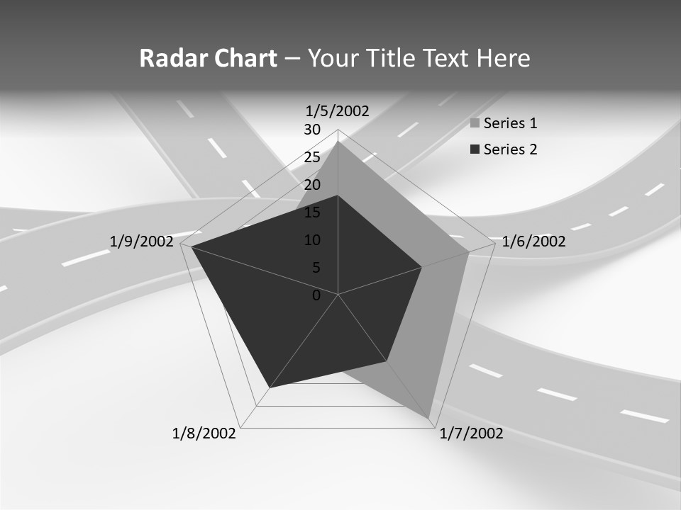 Hill Track Perspective PowerPoint Template