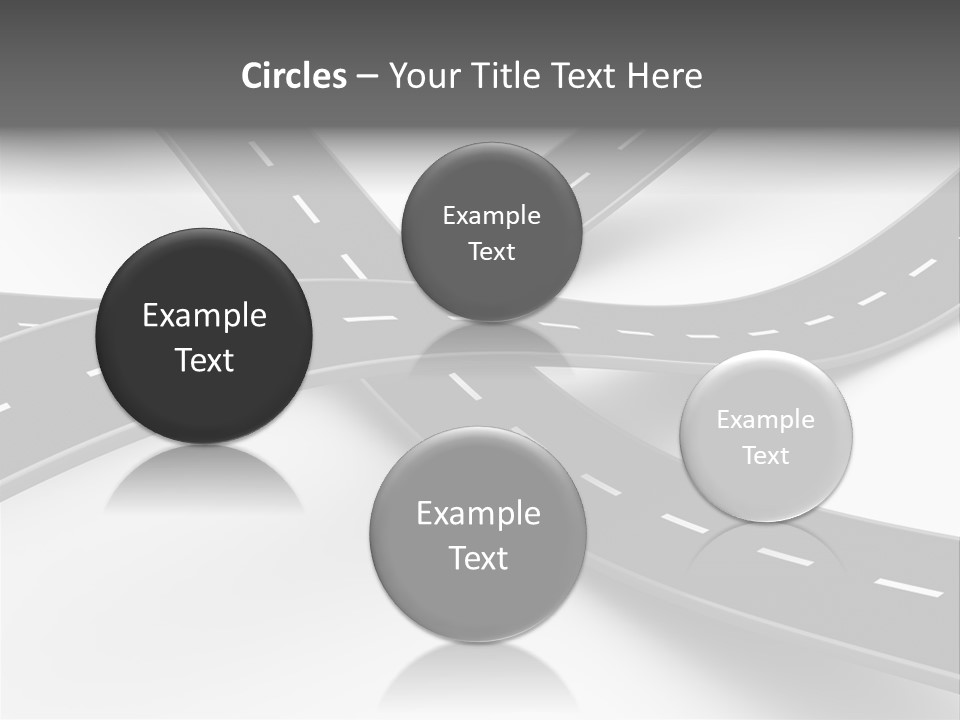 Hill Track Perspective PowerPoint Template