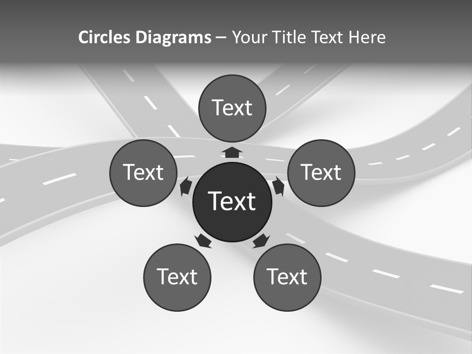 Hill Track Perspective PowerPoint Template
