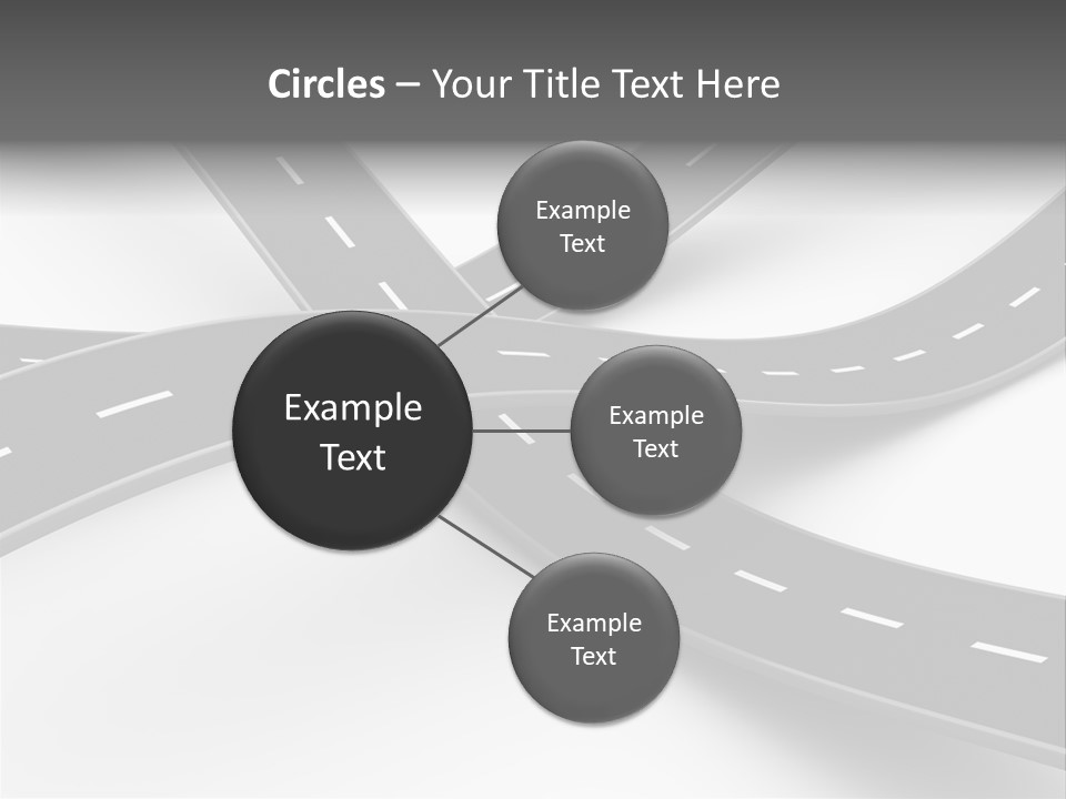 Hill Track Perspective PowerPoint Template