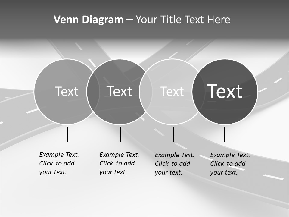Hill Track Perspective PowerPoint Template