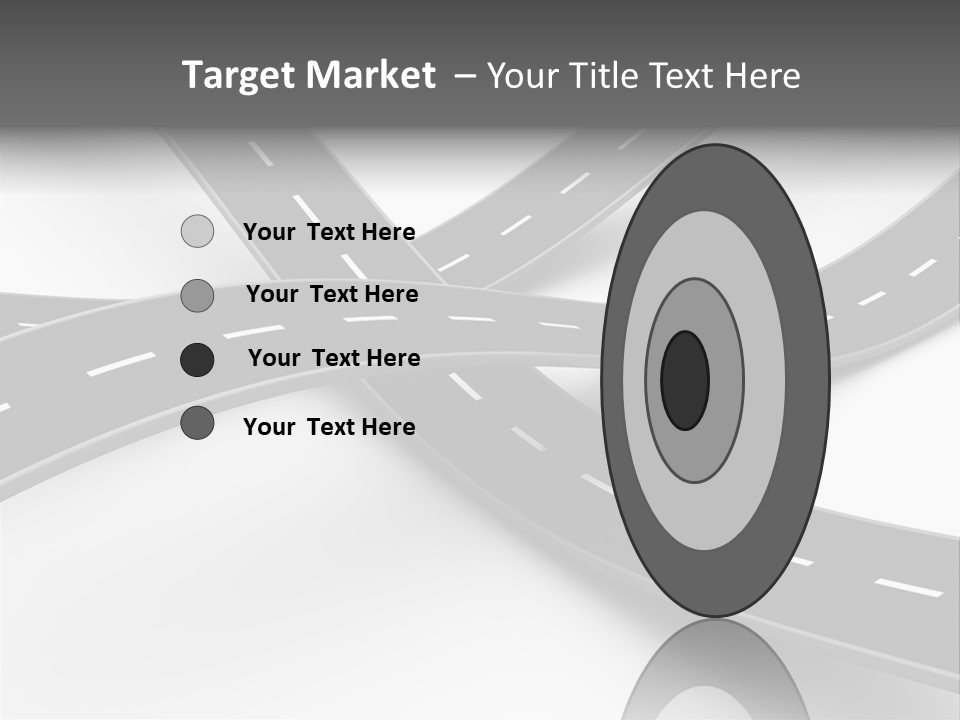 Hill Track Perspective PowerPoint Template