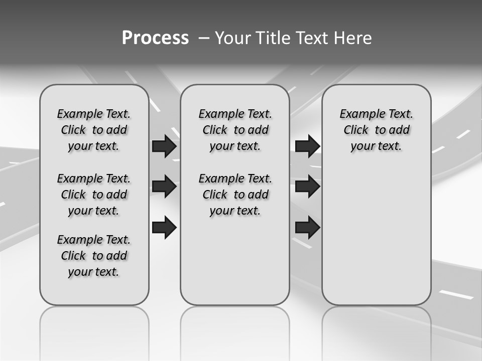Hill Track Perspective PowerPoint Template