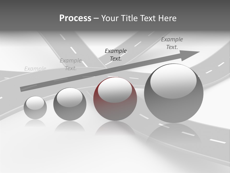Hill Track Perspective PowerPoint Template