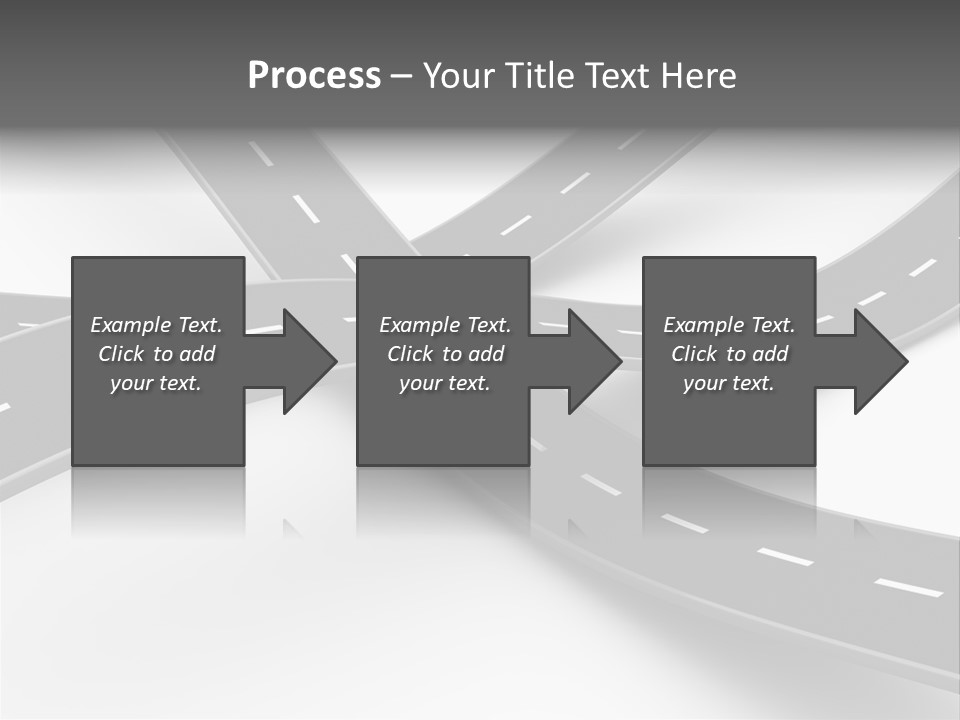 Hill Track Perspective PowerPoint Template