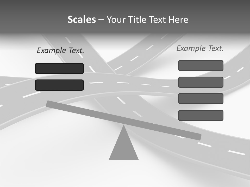 Hill Track Perspective PowerPoint Template
