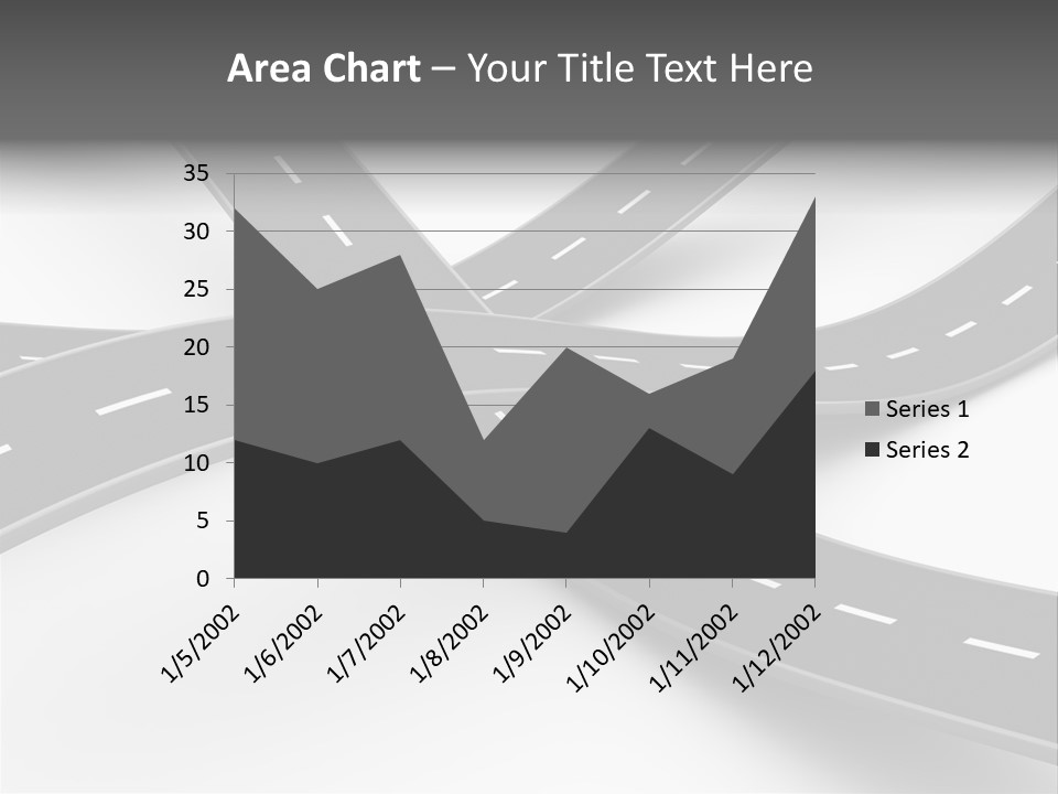Hill Track Perspective PowerPoint Template