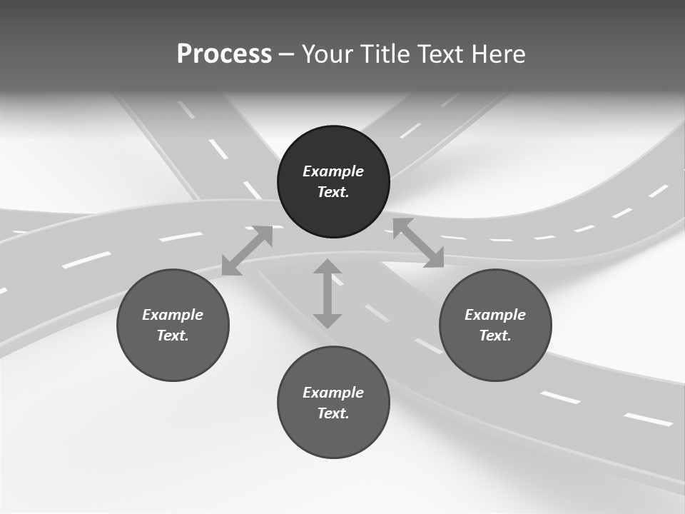 Hill Track Perspective PowerPoint Template