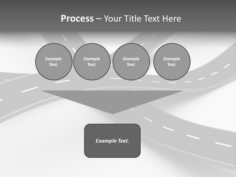 Hill Track Perspective PowerPoint Template
