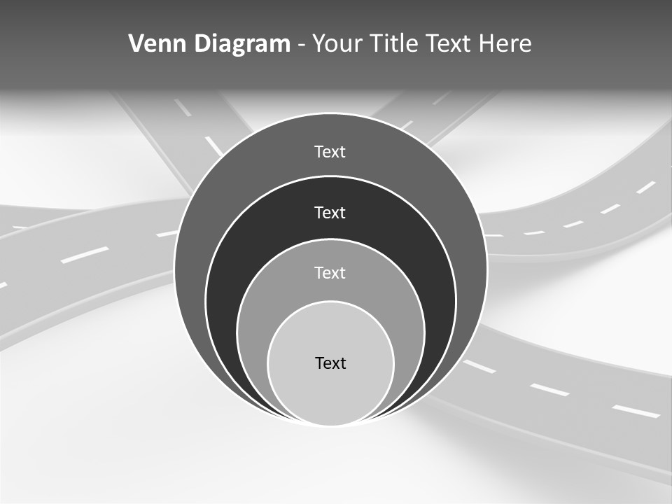 Hill Track Perspective PowerPoint Template