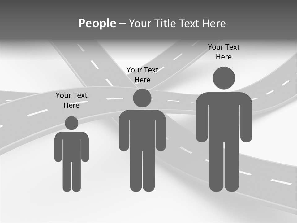 Hill Track Perspective PowerPoint Template