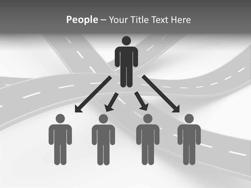 Hill Track Perspective PowerPoint Template