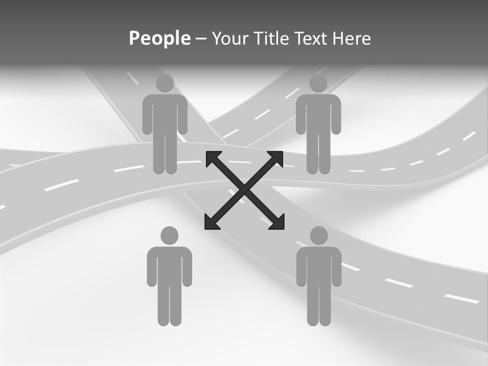 Hill Track Perspective PowerPoint Template