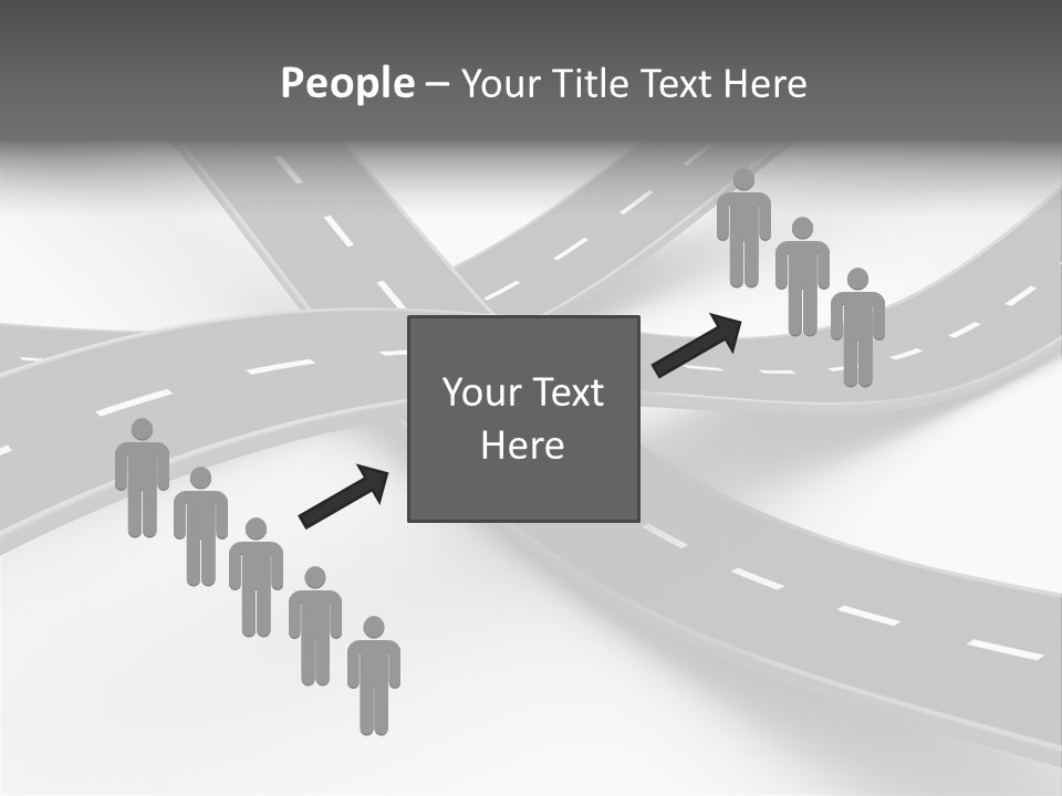 Hill Track Perspective PowerPoint Template