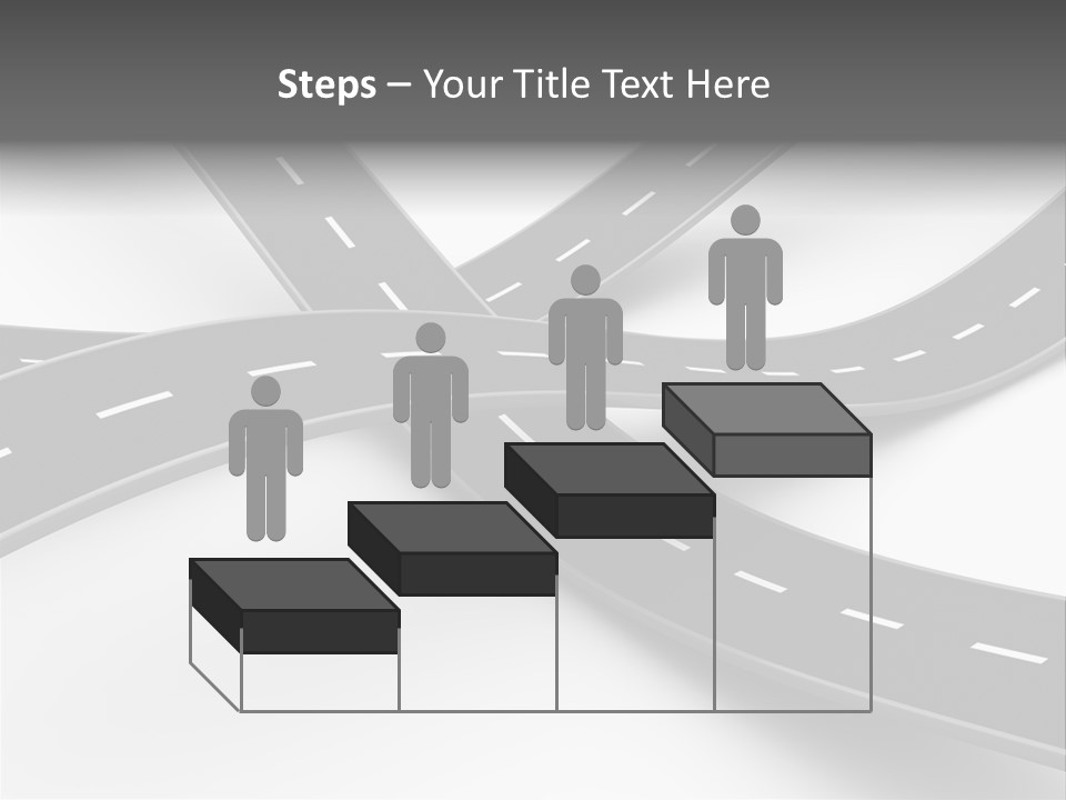 Hill Track Perspective PowerPoint Template