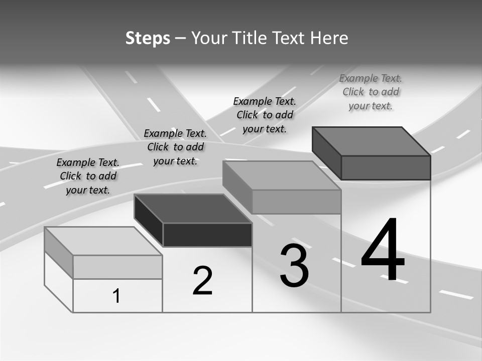 Hill Track Perspective PowerPoint Template