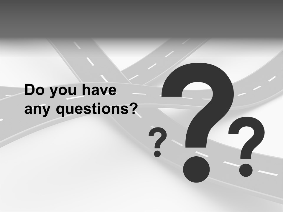 Hill Track Perspective PowerPoint Template