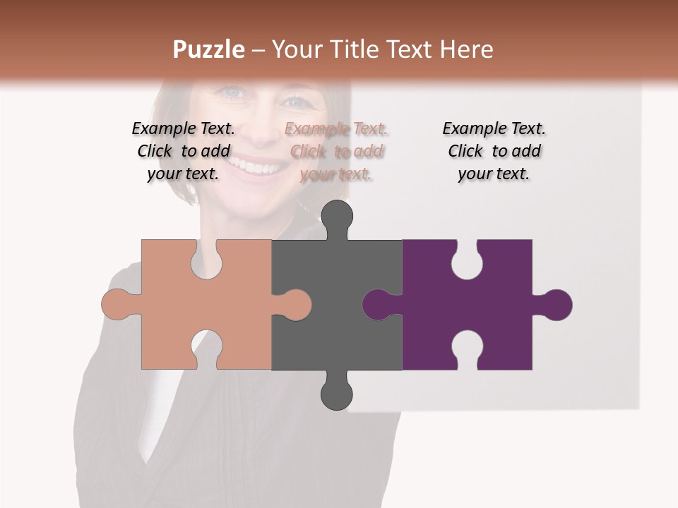 Uncertainty Way Decision PowerPoint Template