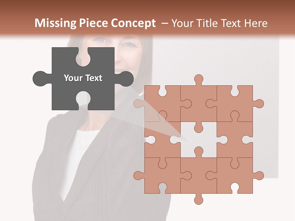 Uncertainty Way Decision PowerPoint Template