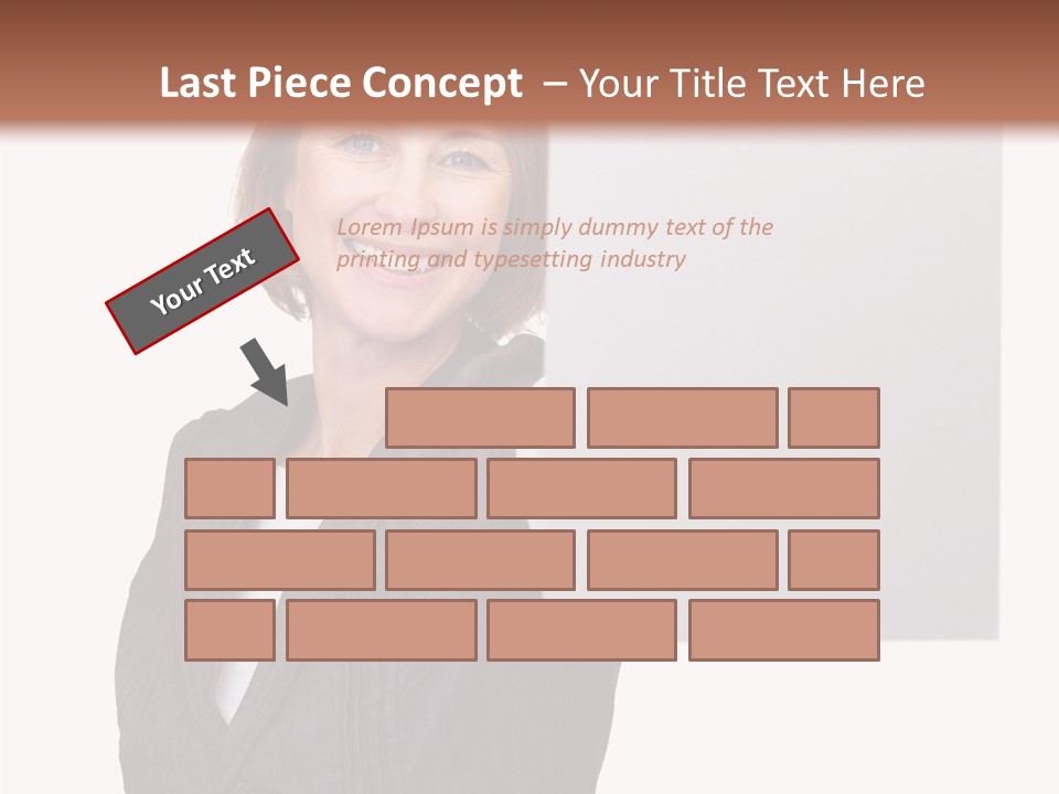 Uncertainty Way Decision PowerPoint Template