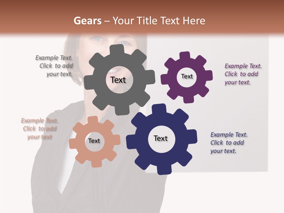 Uncertainty Way Decision PowerPoint Template