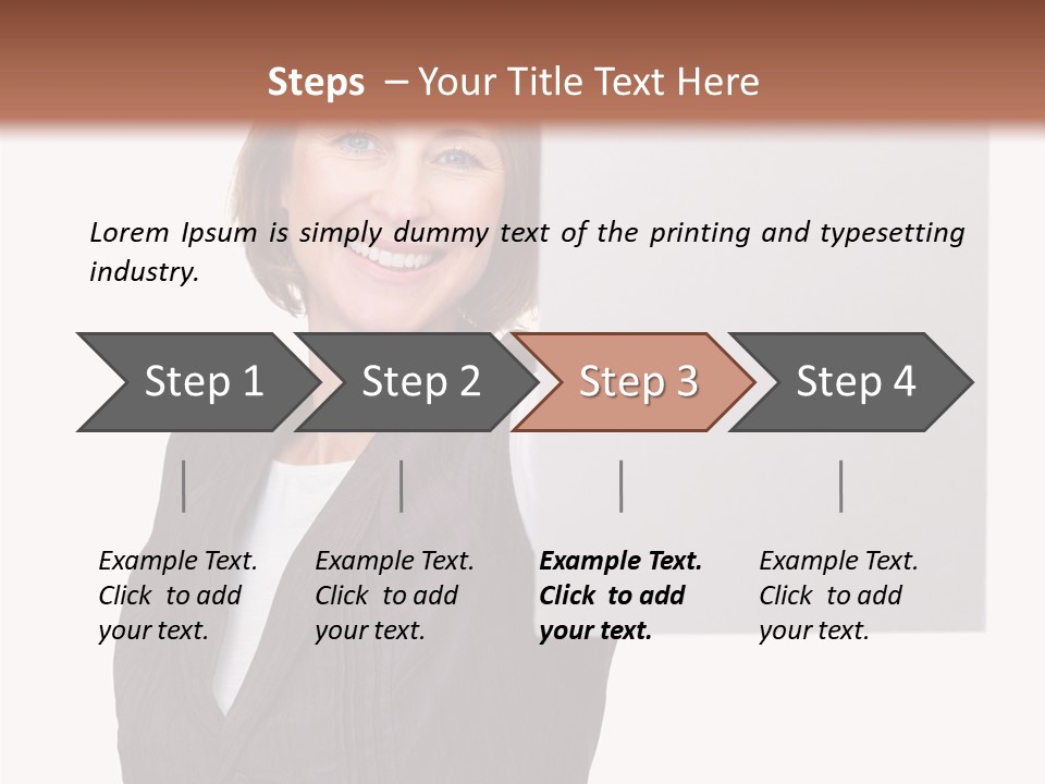 Uncertainty Way Decision PowerPoint Template