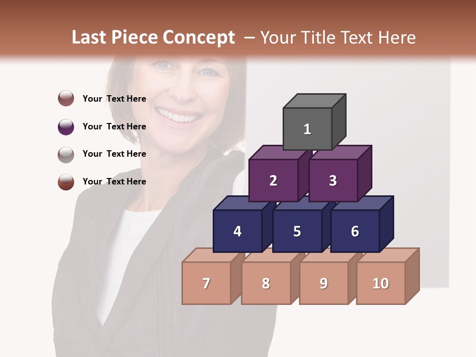 Uncertainty Way Decision PowerPoint Template