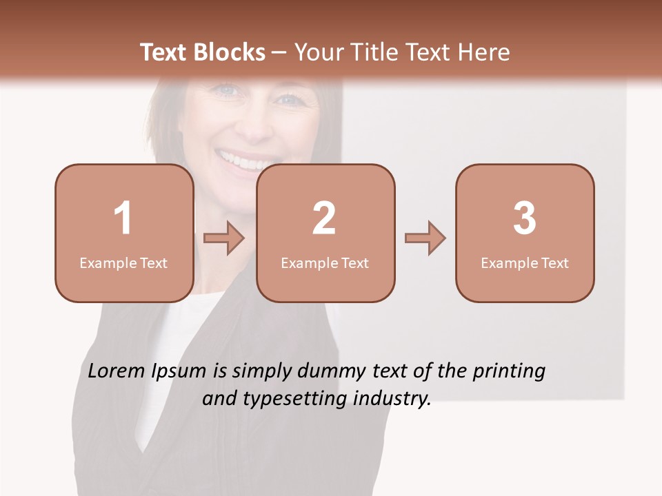 Uncertainty Way Decision PowerPoint Template