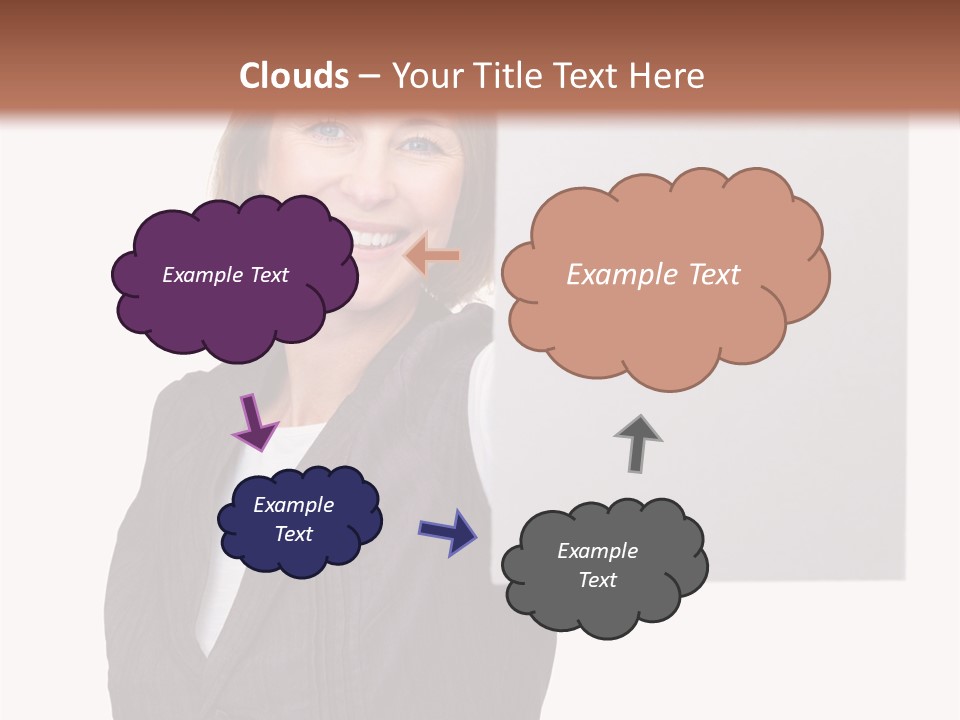 Uncertainty Way Decision PowerPoint Template