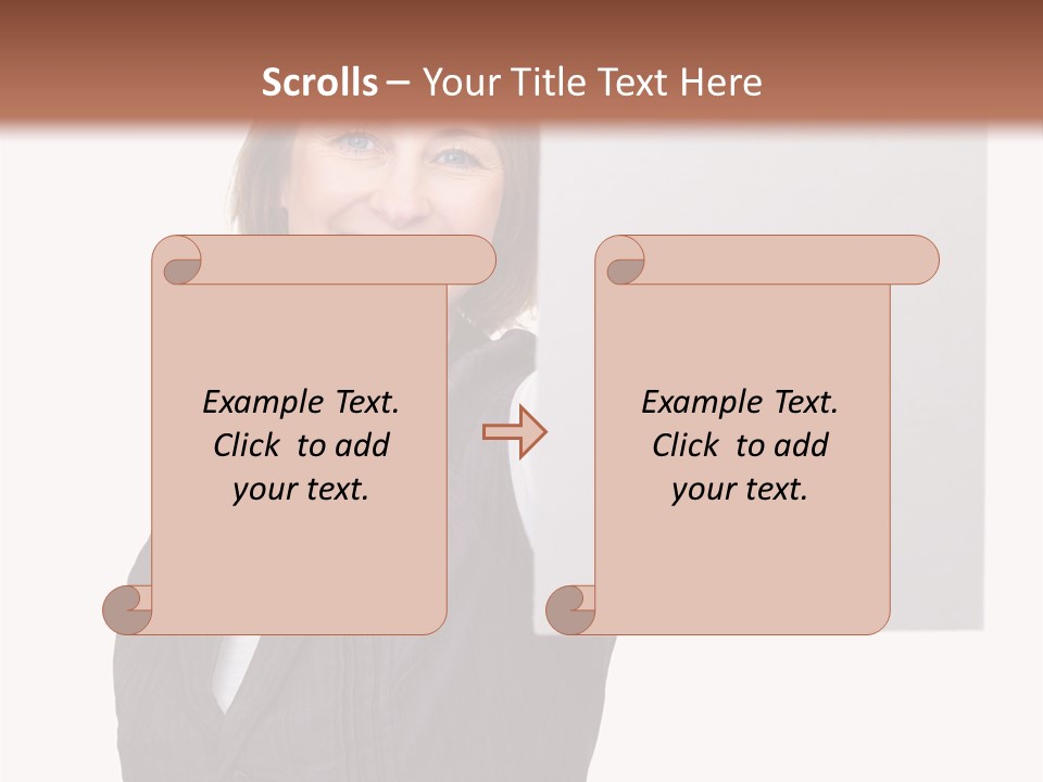 Uncertainty Way Decision PowerPoint Template
