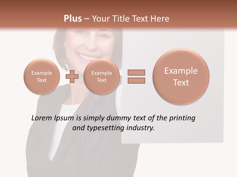 Uncertainty Way Decision PowerPoint Template
